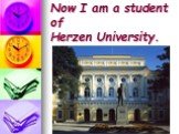 Now I am a student of Herzen University.
