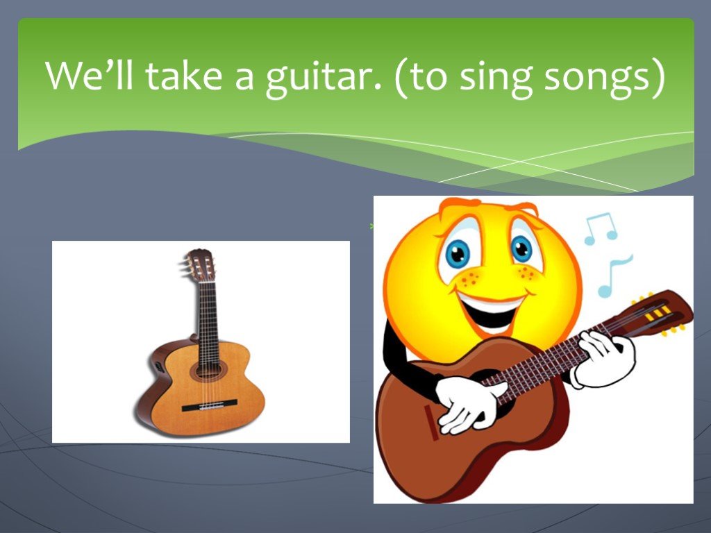 Make picture sing. Sing Guitar. Sing a Song.