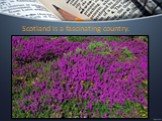 Scotland is a fascinating country.