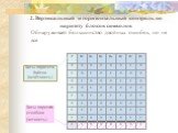 2. Вертикальный и горизонтальный контроль по паритету блоков символов. Биты паритета байтов (нечётность). Биты паритета столбцов (четность). Обнаруживает большинство двойных ошибок, но не все