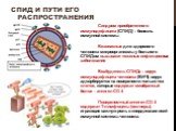 Синдром приобретенного иммунодефицита (СПИД) – болезнь иммунной системы Безопасные для здорового человека микроорганизмы у больного СПИДом вызывают тяжелые инфекционные заболевания Возбудитель СПИДа – вирус иммунодефицита человека (ВИЧ), вирус адсорбируется на поверхности только тех клеток, которые 