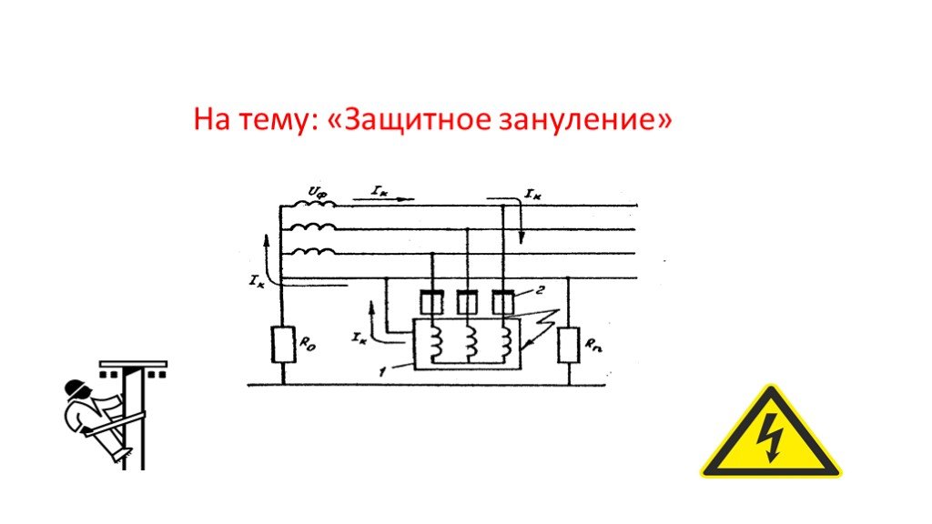 Части электроустановок подлежащие заземлению или занулению. Схема защитного заземления. Принцип действия защитного заземления. Заземление и зануление электроустановок. Что такое зануление простыми словами.