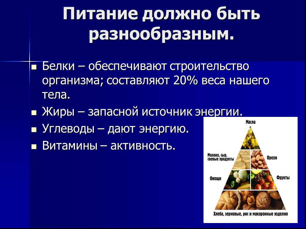 Питание должно быть. Рацион должен быть разнообразным. Почему питание должно быть разнообразным. Питание организмов.