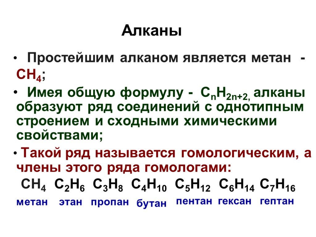 Формулой алкана является. Органическая химия алканы формула. Простейшие алканы. Химические формулы алканов. Алканы это в химии кратко.