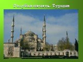 Голубая мечеть. Турция