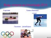 Керлинг Конькобежный спорт Лыжное двоеборье