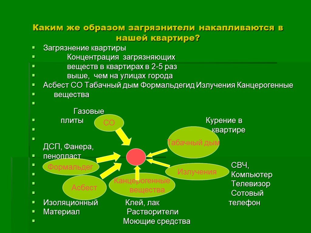 Экологическая безопасность жилища презентация