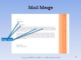 Mail Merge Merge fields