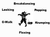C-Walk Flexing Krumping Popping Breakdancing Locking