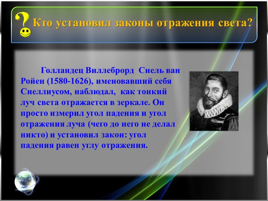 Презентация на тему закон отражения света 8 класс