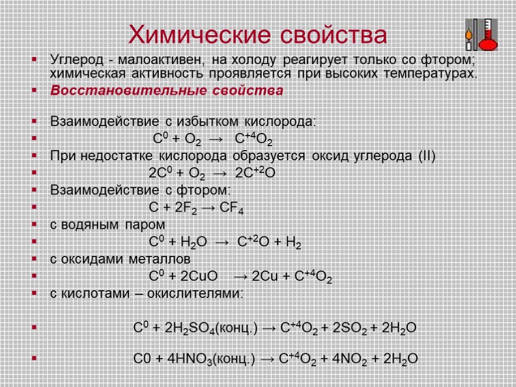 Кислородные соединения углерода 9. Химические свойства углерода таблица. Реакция взаимодействия углерода с металлами. Химические свойства. Реакции с графитом.