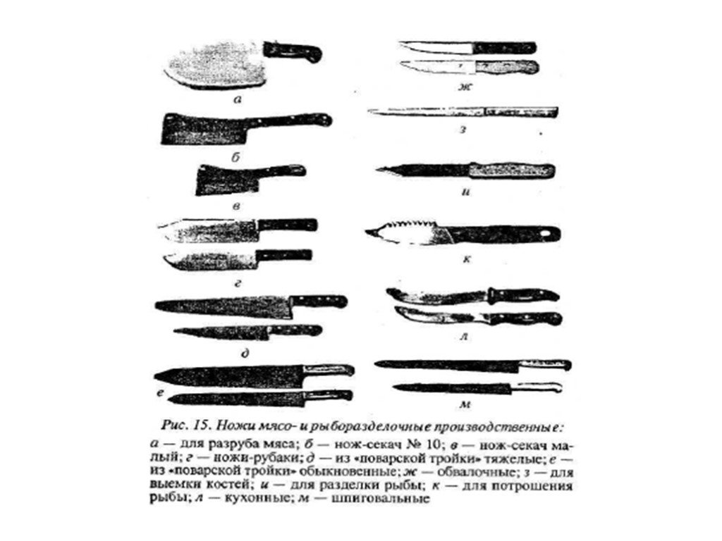 Инвентарь мясного цеха картинки