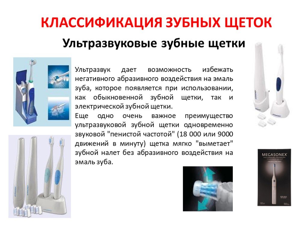 Как чистить ультразвуковая щетка. Классификация зубных щеток. Электрическая зубная щетка схема. Ультразвуковая зубная щетка.