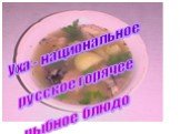 Уха - национальное русское горячее рыбное блюдо