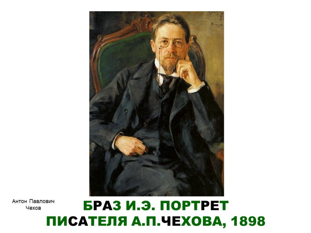 Имена художников и писателей. Антон Павлович Чехов портрет Браза. Презентация портреты русских писателей и поэтов. Писатели и поэты Чехов. Чехов портрет и авторы портрета.