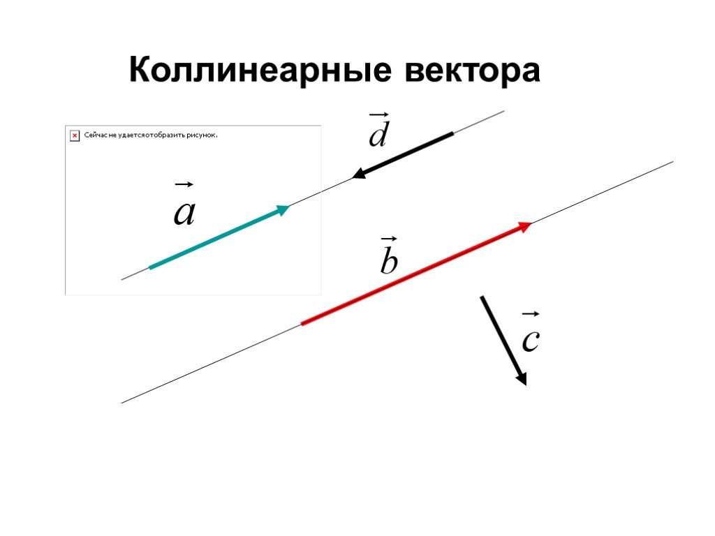 Коллинеарные векторы картинки