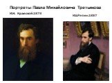 Портреты Павла Михайловича Третьякова