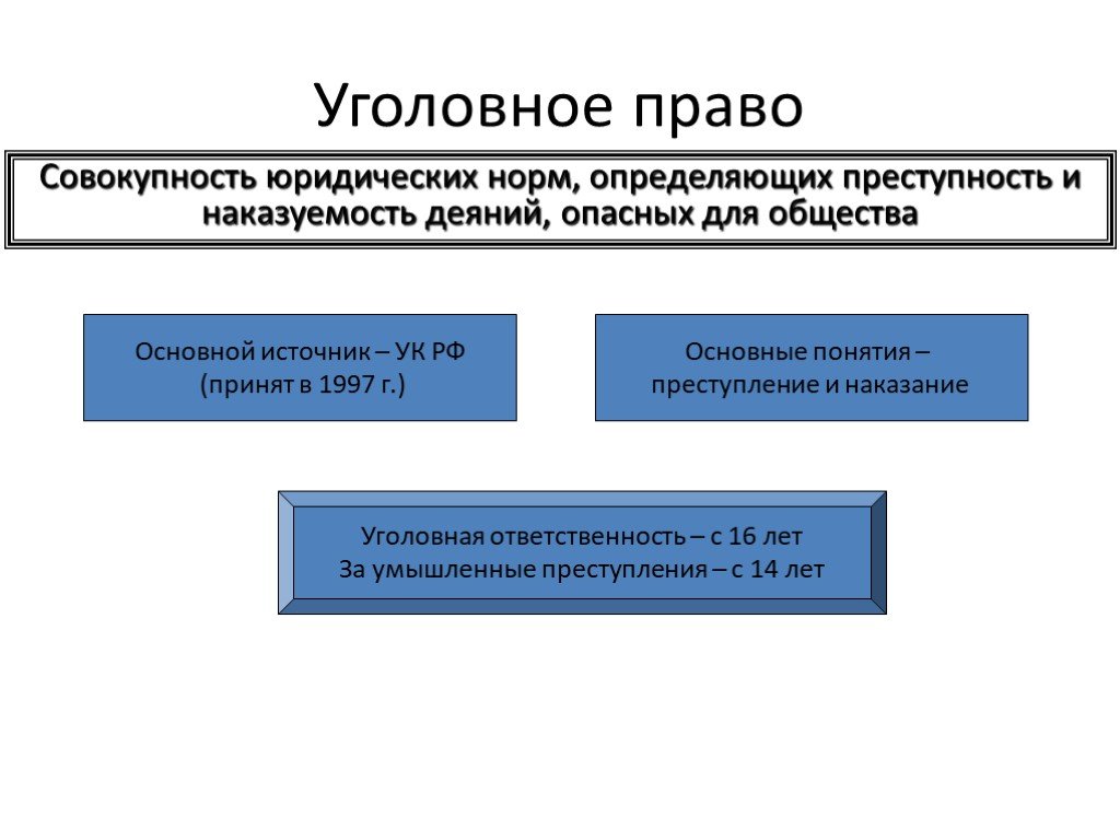 План по обществу уголовное право