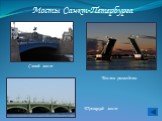 Мосты Санкт-Петербурга. Троицкий мост Мосты разведены Синий мост
