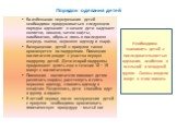 Порядок одевания детей. Во избежание перегревания детей необходимо придерживаться следующего порядка одевания: в начале дети надевают колготки, гамаши, затем кофты, комбинезон, обувь и лишь в последнюю очередь шапки, верхнюю одежду и шарф. Возвращение детей с прогулки также организуется по подгруппа