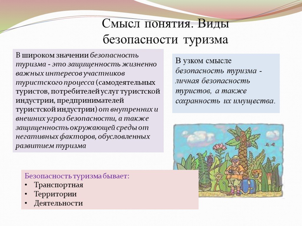 Безопасность в туризме. Сферы обеспечения безопасности туризма. Виды безопасности в туризме. Безопасность туризма это определение. Общие вопросы безопасности в туризме.