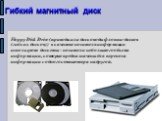 Floppy Disk Drive (приводы или дисководы флоппи-дисков (гибких дисков)) в качестве носителя информации используют дискеты - носители небольшого объема информации, которые предназначены для переноса информации с одного компьютера на другой. Гибкий магнитный диск