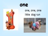 one one, one, one little dog run