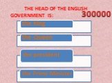 the head of the English government is: 300000