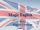 Magic English Part 1 English Language