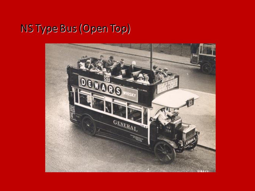 NS Type Double-Decker. Двухэтажный автобус NS Type (1923г.). NS-Type Bus. Open Bus.