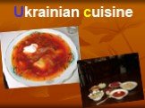 Ukrainian cuisine