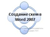 Создание схем в Word 2007. Составил преподаватель Розенкевич Н.Р.