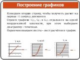 Построение графиков. Копируем вторую строку, чтобы получить расчет на первые 15 секунд движения. Строим графики V(t), S(t) и X(t) отдельно и на одной координатной плоскости, при этом выбираем диаграмму – точечная. Переименовываем листы – лист расчётов и график.