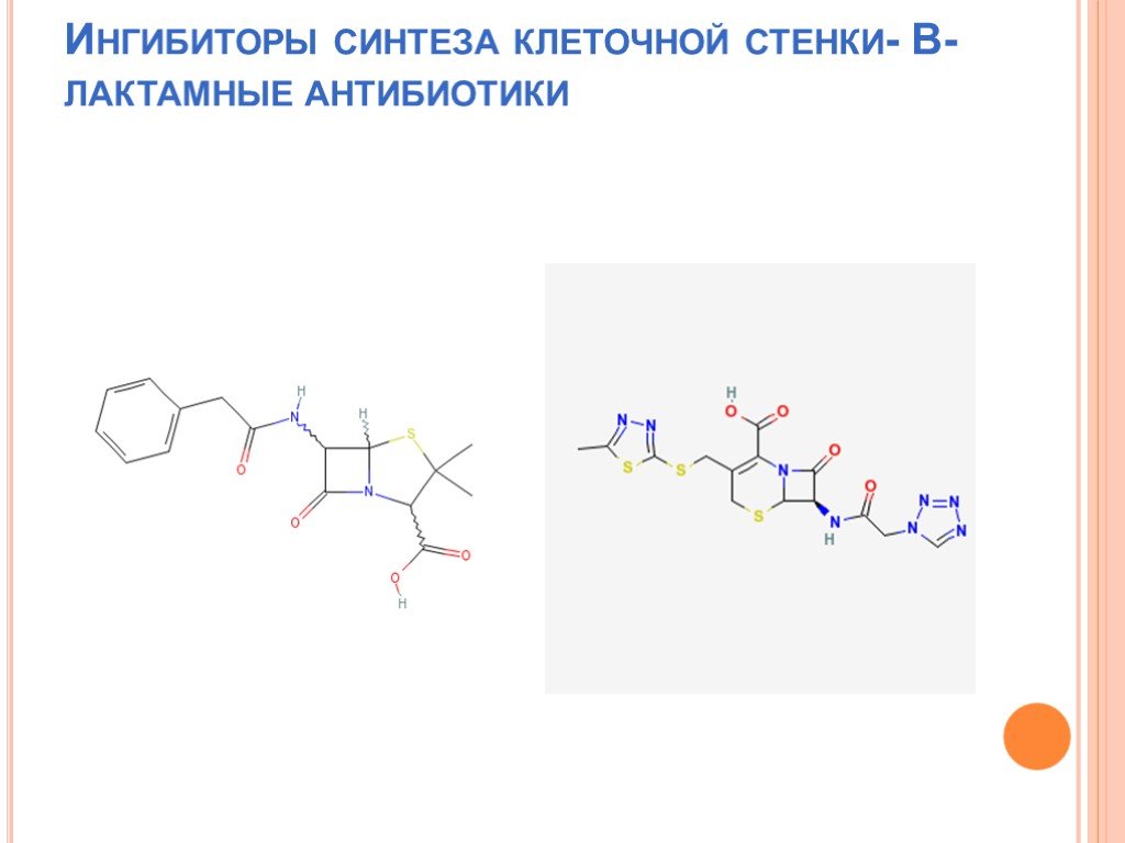 Антибиотики проект по химии