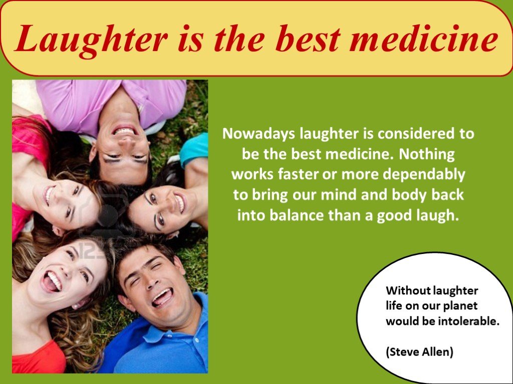 Опишите рисунок laughter is the best medicine old doctor you have cured