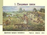 1. Пищевые связи. Физиологическая норма человека – 2500 ккал в сутки. Древние предки человека. Простые пищевые связи