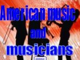 American music and musicians