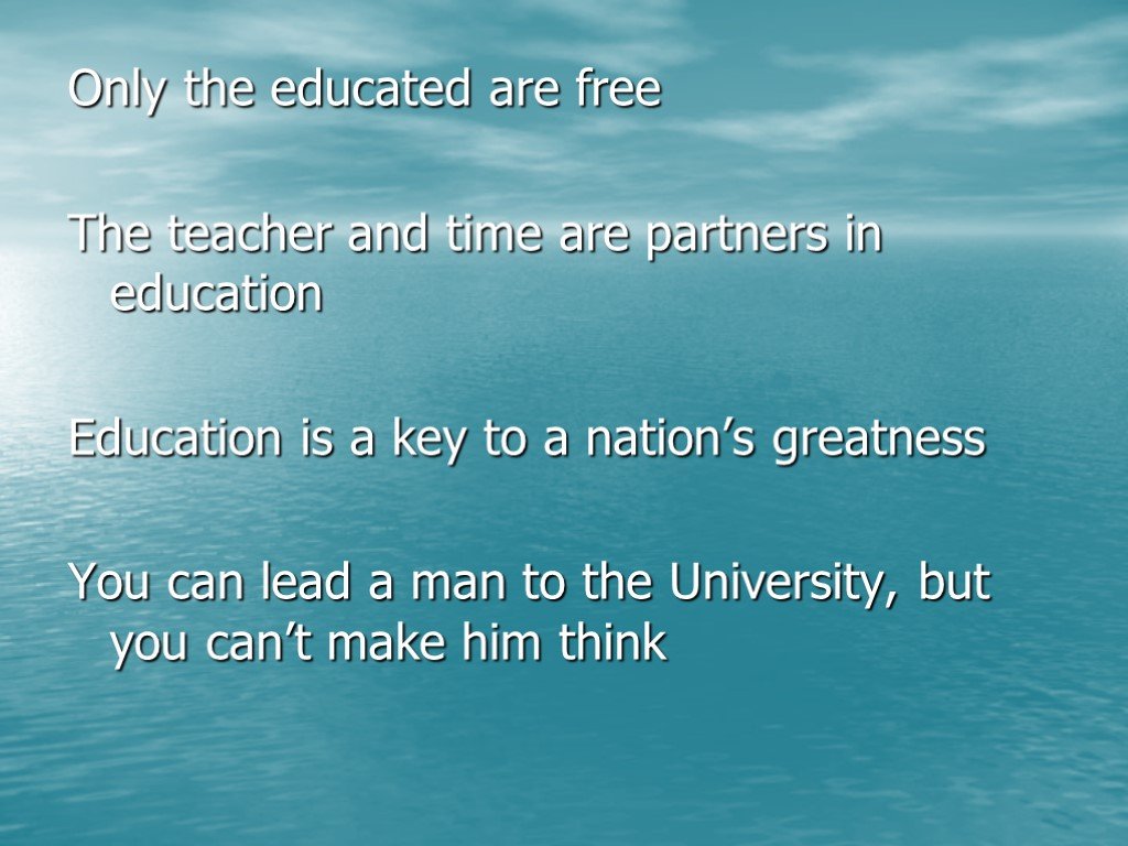 S great that you have. Education is the Key. You are a great student. Great Words about Education.