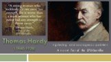 Thomas Hardy (1840-1928). «grieving and courageous painter» A novel Tess of the D’Urbervilles