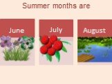 Summer months are