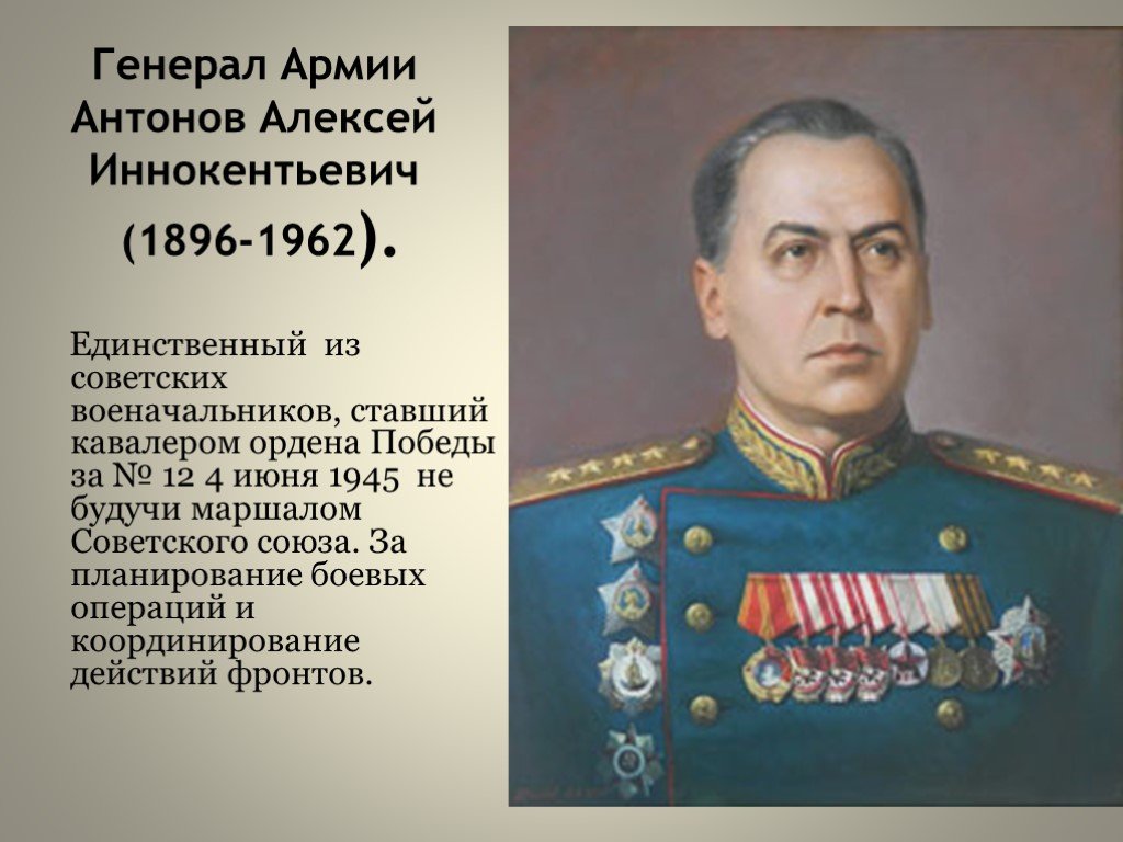 Кавалеры ордена победы великой отечественной. Военачальник Маршал советского Союза кавалер ордена победа.