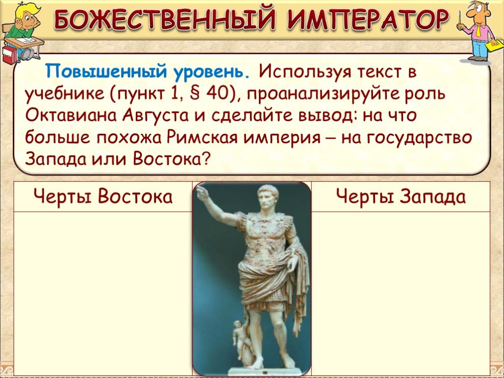 Первый и последний царь рима 5 класс. Первый Император римской империи. Правление Октавиана августа в Риме. Октавиан август презентация.