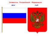 Символы Российской Федерации. флаг герб