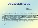 Moscow Russia May 30th 2011 Dear Gloria, Thanks a lot for your letter. Sorry I haven't answered earlier but I was really busy with my school. I'm glad you are going to visit Moscow. We can go wherever you want but I think you'd like the Kremlin and the Tretyakov Gallery. I've also got some ideas for