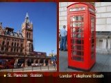 London Telephone Booth St. Pancras Station