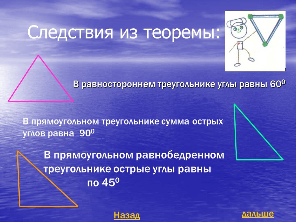Теорема равносторонних углов. Углы равностороннего треугольника. В равностороннем треугольнике углы равны. Теорема равностороннего треугольника. Сумма углов в разностороннемтреугольнике.
