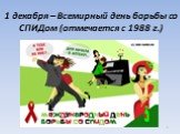 1 декабря – Всемирный день борьбы со СПИДом (отмечается с 1988 г.)