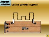 Сборка деталей изделия. Лицевая сторона