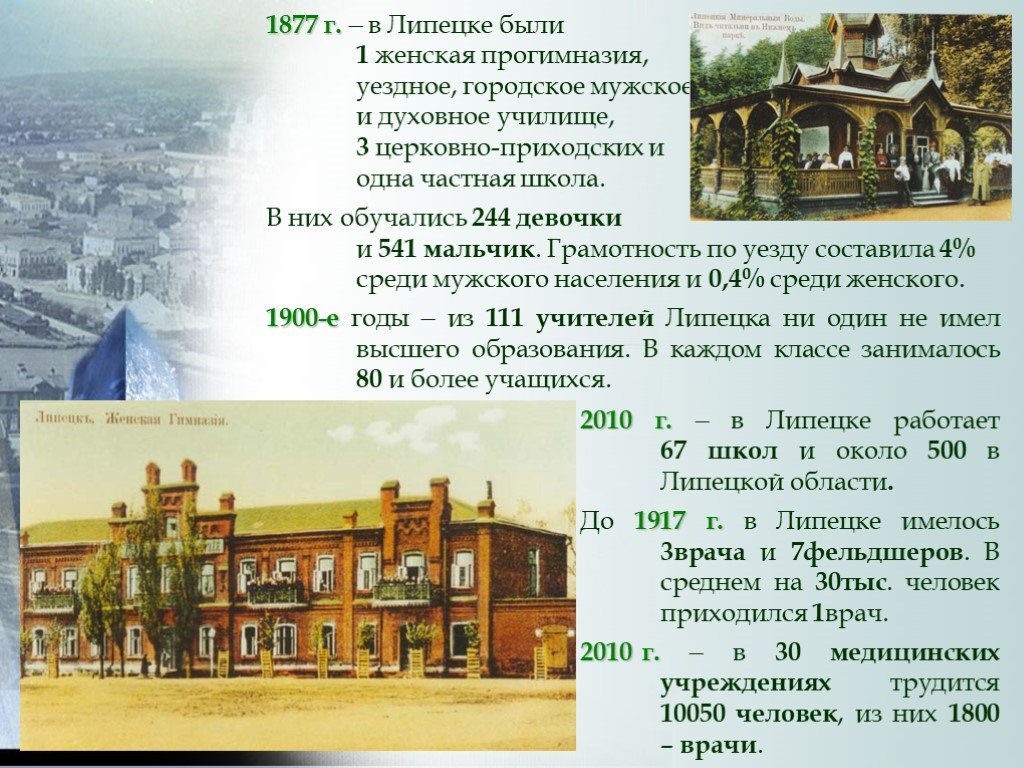 История липецка презентация