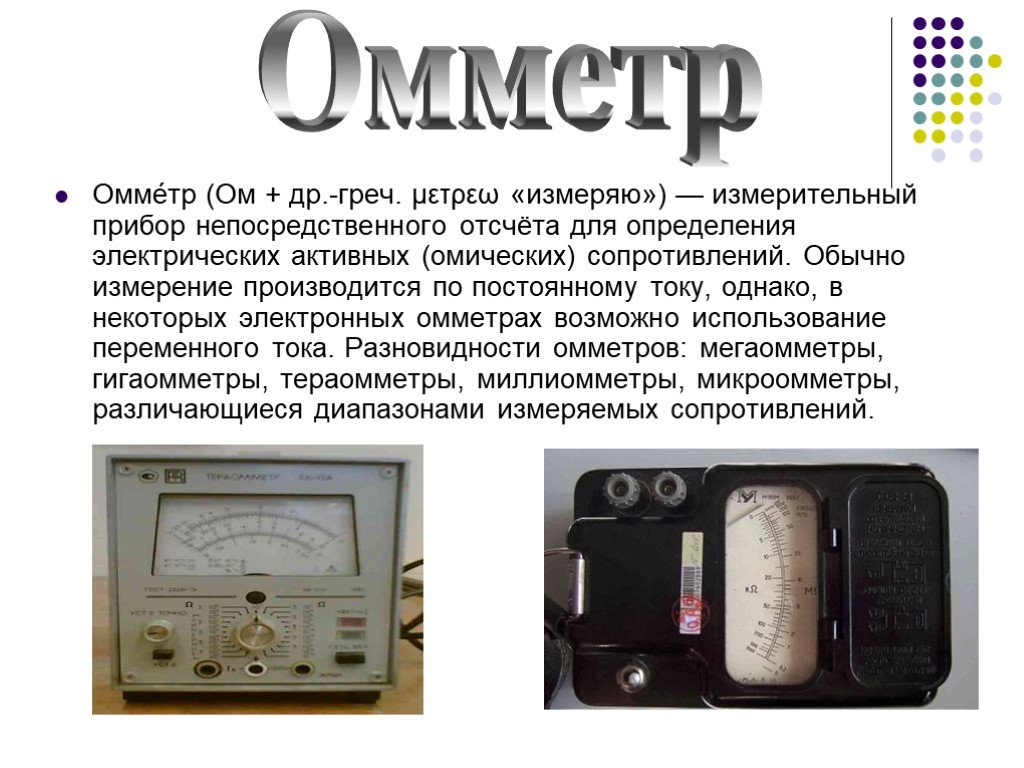 Омметр картинки для презентации